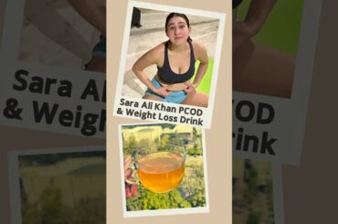 Sara Ali Khan lost 96 kg weight by drinking this Detox water | Sara Khan PCOD Weight Loss Drink
