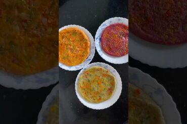 Carrot Dosa | Beetroot Dosa | Mix Vegetable Uttapam | Healthy Breakfast Recipes | Mix Veg Green Dosa