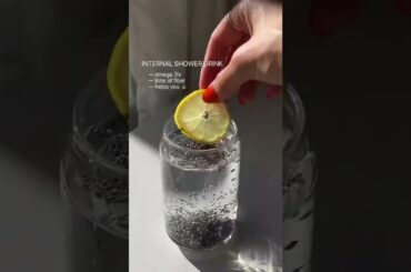 How To Lose Weight Fast | Chia Seed Lemon Drink | Chia Seed Detox Water for Weight Loss + clear skin