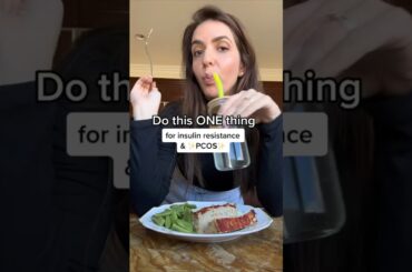 Do this one thing for Insulin Resistant #pcos