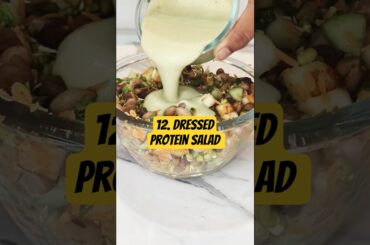 Dressed Protein Salad | 30 Simple & Healthy Breakfast Recipes | #shorts #tending #food #gym #viral