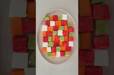 Mosaic Salad as pretty as it tastes. #salad #saladrecipe #easyrecipe #healthy #mosaicsalad #colors