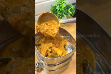 Lunch Recipe: Rice n Kali | karuvade Masala kulambu | fruit #shortsfeed #lunchideas #lunchbox