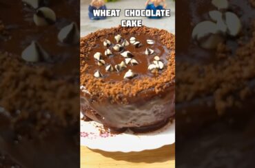 Viral Healthy Wheat Chocolate Cake Recipe #shorts #cake #chocolate #recipe #shortsfeed #healthy
