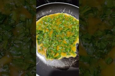 spinach omlette|palak omlette easy breakfast recipe#spinachomlette#palakomlette#healthy#trending