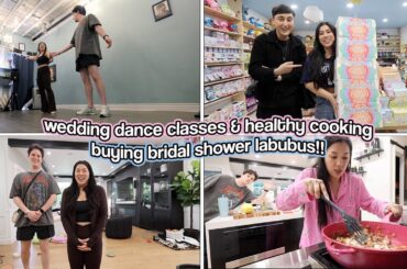 WEDDING DANCE LESSONS!! Healthy Cooking & Buying Labubus!!