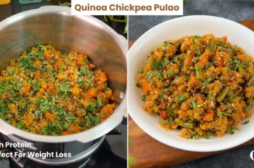 One pot Quinoa Pulao | Quinoa Recipe | Healthy Quinoa Khichdi | Weight Loss Recipe | Culinarychaser