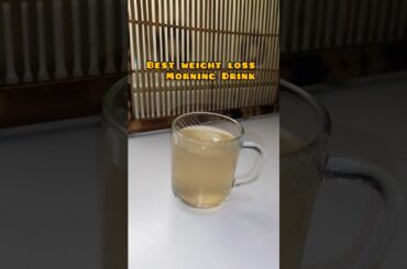 I Tried The Trending Weightloss Morning Drink #trending #viral #shortvideo #shorts
