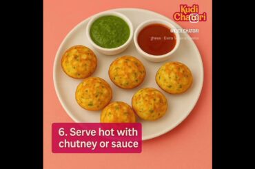 No-Fry Sweetcorn Appe | Quick & Healthy Snack Recipe | Kudi Chatori