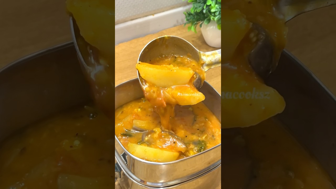 Lunch Recipe: Rice n katirikkai dal kulambu | omelette n fruit #shortsfeed #lunchbox #lunchideas Lunch Recipe: Rice n katirikkai dal kulambu | omelette n fruit #shortsfeed #lunchbox #lunchideas