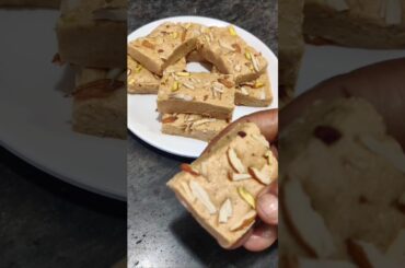 Peanut Burfi / Melt in Mouth #nooil #noboil #healthy #recipe  #shortsvideo