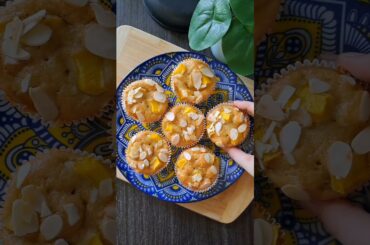 Easy mango muffins | Healthy Recipes | Easy Baking #food #muffins #baking