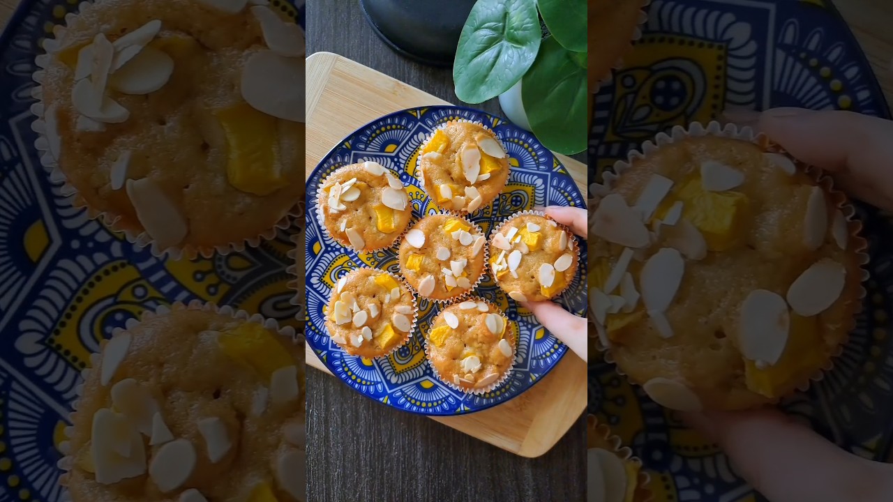 Easy mango muffins | Healthy Recipes | Easy Baking #food #muffins #baking Easy mango muffins | Healthy Recipes | Easy Baking #food #muffins #baking