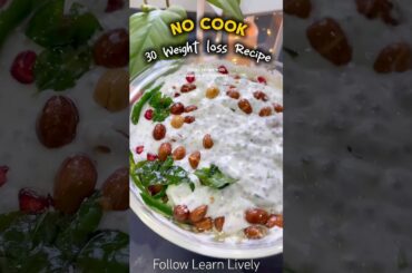 25/30 Weight loss Recipe | High Protein Chia Tadka Bowl | Lose Weight with Gut-Friendly Meal #shorts