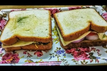 5 - Minute Healthy Veg Sandwich Recipe | Super Tasty & Easy