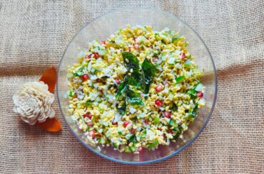 High Protein Indian Salad | Koshimbir/ Kosambir Recipe | No Cook Healthy Salad for Weight Loss