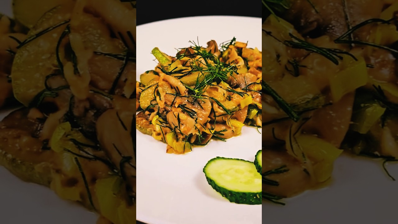 The BEST Zucchini Mushroom Recipe | Healthy 15-Minute Meal The BEST Zucchini Mushroom Recipe | Healthy 15-Minute Meal
