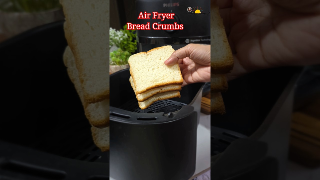 Air Fryer Bread Crumbs | Homemade Bread Crumbs | #airfryerrecipes Air Fryer Bread Crumbs | Homemade Bread Crumbs | #airfryerrecipes