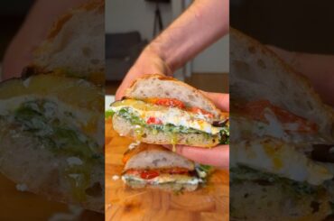 Eggplant Pesto Sandwich | Grilled & Flavor-Packed!