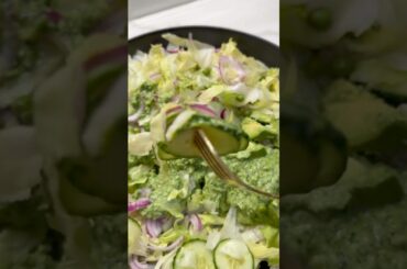 Healthy salad with fresh vegetables