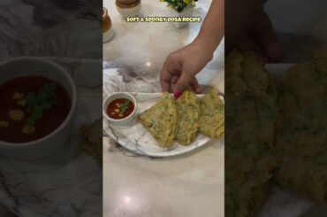 Soft & Spongy Dosa Recipe | Healthy & Tasty Breakfast Idea | Quick & Easy! #shorts #tiffin #trendy