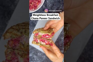 Quick & Easy Breakfast Idea #sandwich #paneerrecipe #paneersandwich #breakfast #breakfastideas