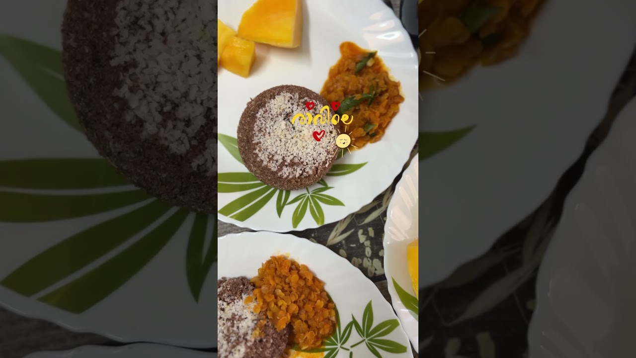 Ravile | Raggi Puttu | Healthy Breakfast Recipe | Easy Breakfast Recipes #shorts Ravile | Raggi Puttu | Healthy Breakfast Recipe | Easy Breakfast Recipes #shorts