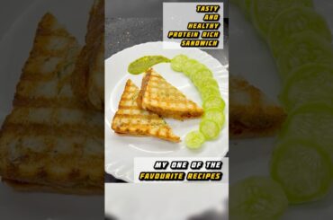 Tasty and Healthy, Protein rich Sandwich #diet #gym #yoga #protein #fitness #homemade #cooking #fit