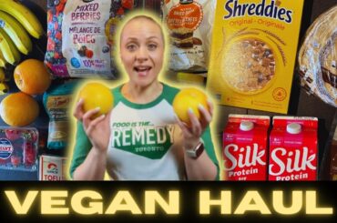 Plant-Based Grocery Haul - Lots of healthy vegan food and easy meal ideas!