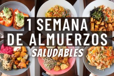 UNA SEMANA DE ALMUERZOS SALUDABLES | Michela Perleche
