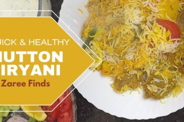 Quick & Healthy Mutton Biryani | Low-Calorie Desi Meal for Weight Loss | ZareeFinds