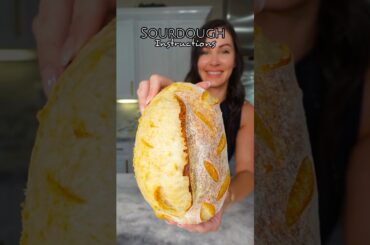 Homemade Sourdough Bread Recipe and Instructions #sourdough #sourdoughrecipe #baking
