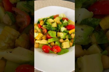 Healthy Salad Recipe! Quick and Easy Salad#salad#shorts