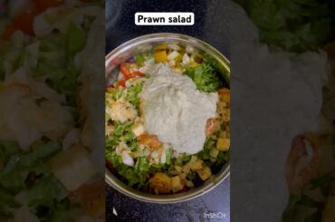 Salad #cooking #saladdressing #healthy #veggies#prawns#paneer