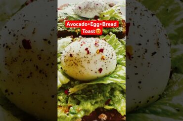 High Protein Healthy Breakfast #shortsfeed #avacado #trending #bread #breakfast #shortvideo#viral#yt