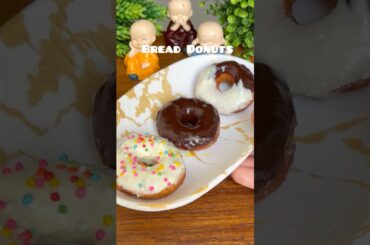 Spongy Bread Donuts #shorts #donuts #recipe #food