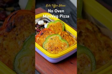 No Oven Mini Veg Pizza | Kids tiffin Box Ideas | Healthy n easy Recipes #indian #lunchbox #recipe