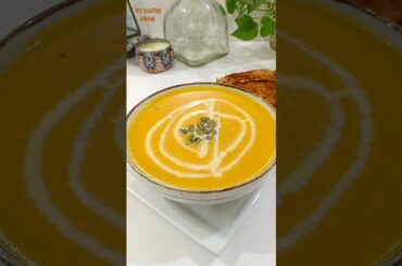 Easy pumpkin soup recipe | Healthy dinner #recipe