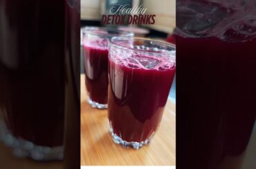 Beetroot Apple & Carrot Juice for Detox your body & weight loss #beetrootjuice #detoxjuice