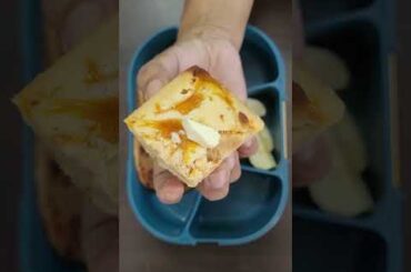 Healthy lunchbox box with unique blondie#lunchboxideas #recipe #baking