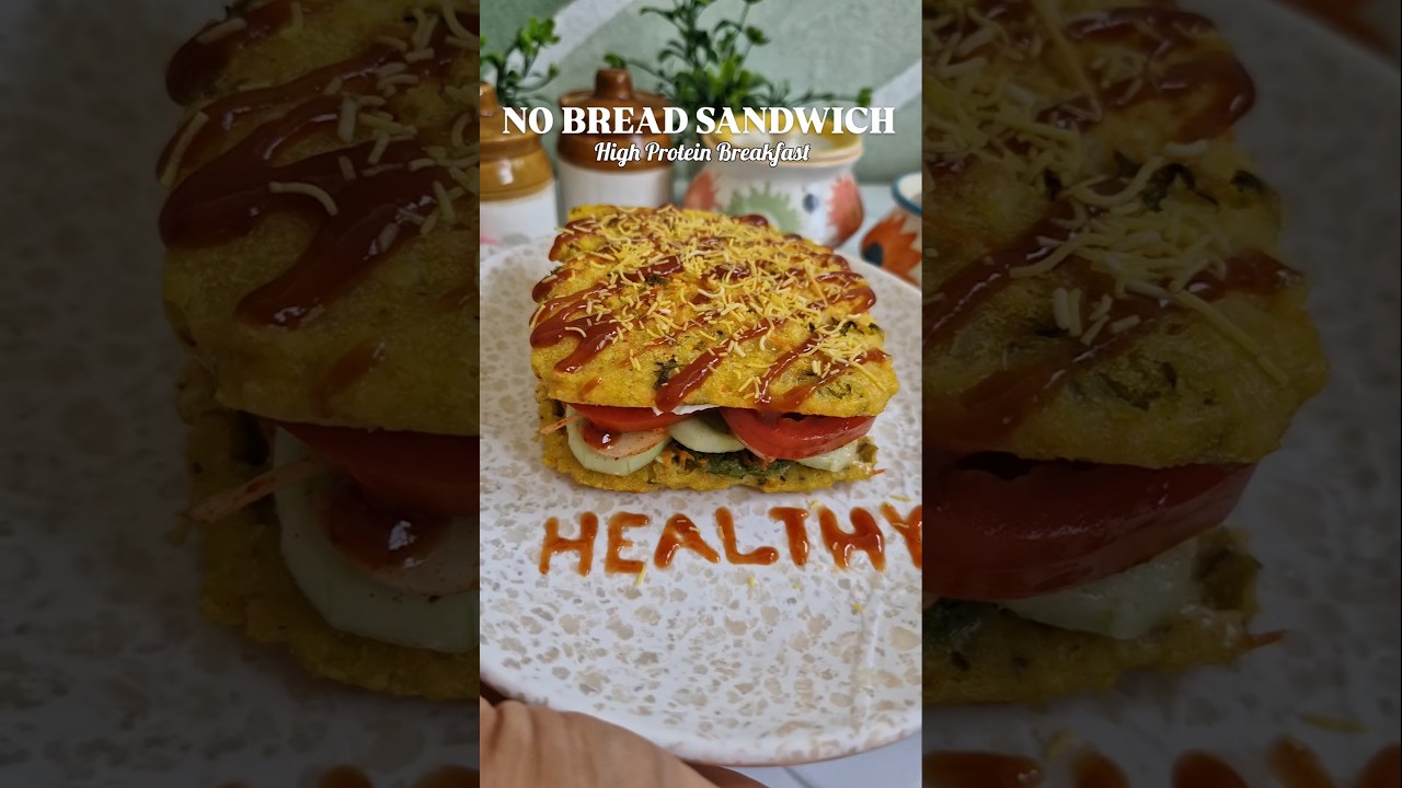 Protein-Packed No Bread Sandwich | Healthy & Filling! Protein-Packed No Bread Sandwich | Healthy & Filling!