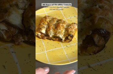 Low-Carb Eggplant Lasagna | Healthy Lunch Idea #shorts
