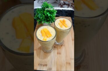 Mango Sabja Drink Sugar free Recipe |  Mango milk recipe | Healthy sugar free dry fruits Recipe