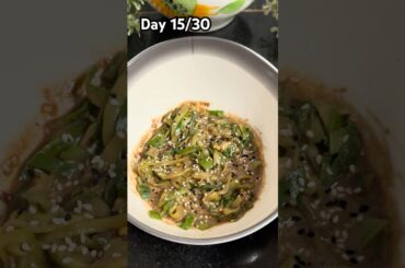 Day 15/30 Korean Style cucumber noodle salad#salad#healthy#saladrecipe#easyrecipe#quickrecipe#shorts