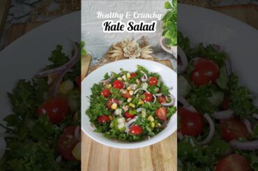 Kale Salad Recipe | Weight Loss Salad | Healthy Vegan Salad #shorts #healthysalad