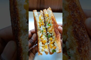 How To Make Sweetcorn Sandwich At Home | Sweetcorn Sandwich Recipe