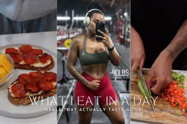 WHAT I EAT IN A DAY | Weight loss journey + Meals that actually taste good!