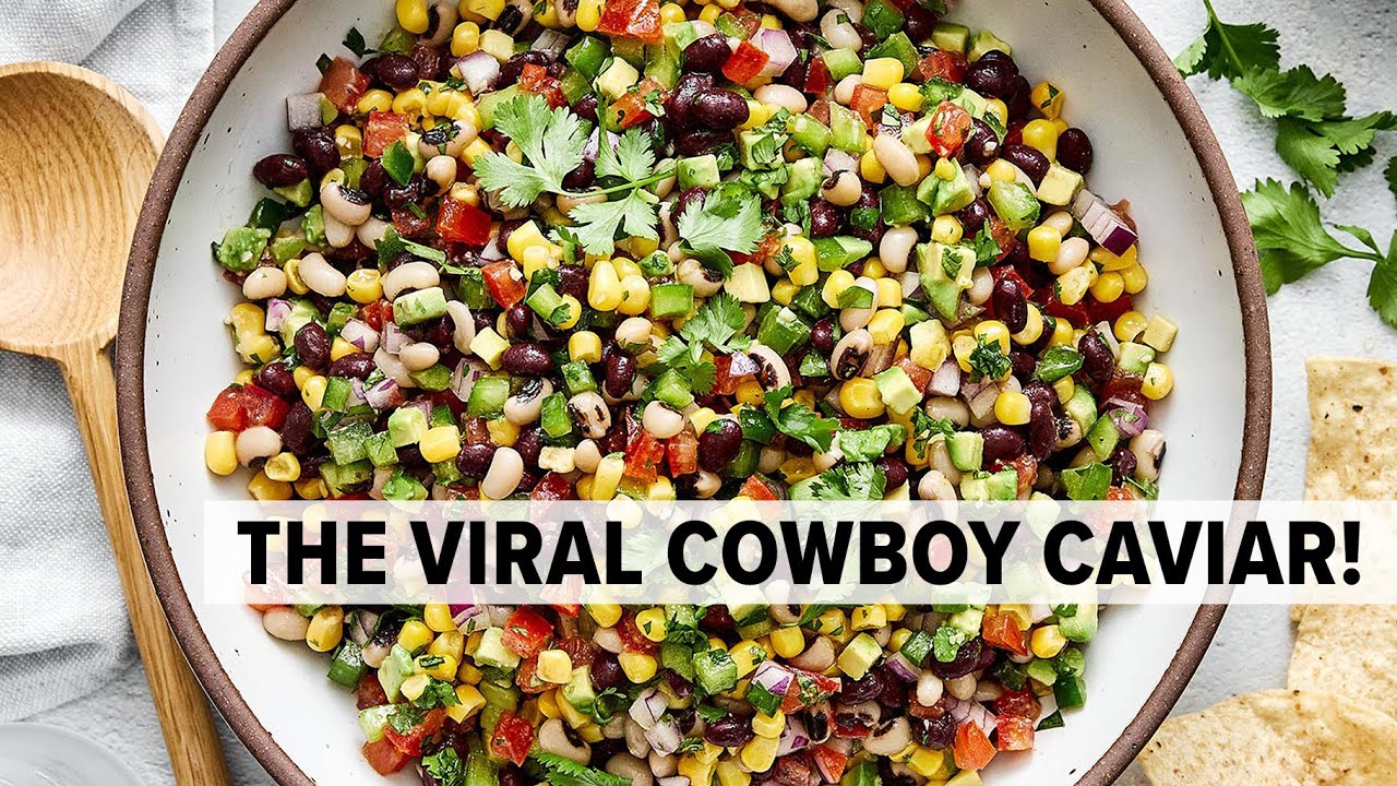 COWBOY CAVIAR | Easy, Fresh & Healthy Party Dip (in 15 Min!) COWBOY CAVIAR | Easy, Fresh & Healthy Party Dip (in 15 Min!)