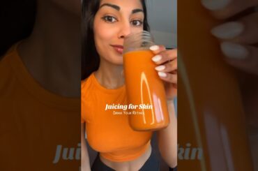 DRINK YOUR RETINOL | Juice for Glowing Skin #wellness #juicing