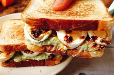 The Best Avocado Egg Sandwich Recipe | Avocado Egg Breakfast Ideas | Healthy Sandwich in 15 minutes